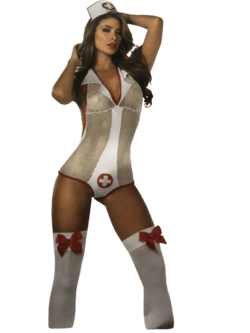 Sexet Sygeplejerske Kostume