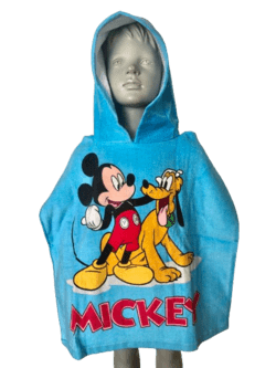 MICKEY MOUSE & PLUTO BADEPONCHO