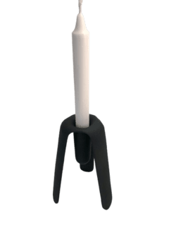 Lysestage metal sort