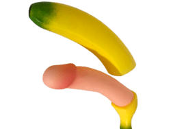 Sprøjtende Banan Dildo
