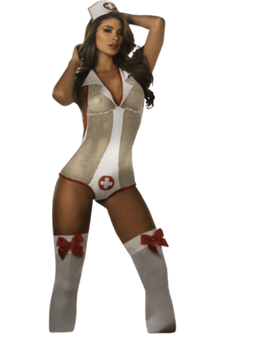 Sexet Sygeplejerske Kostume
