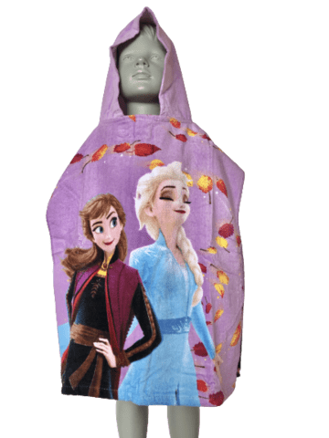 Disney Frost Badeponcho Med Elsa & Anna