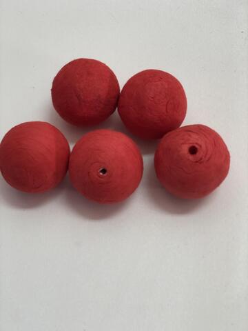 Styroporkugle rød, Ø 30 mm