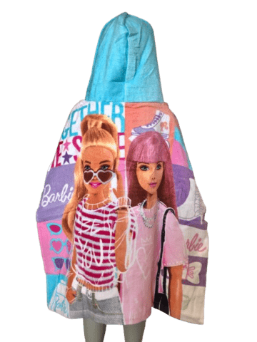 BARBIE TOGETHER BADEPONCHO