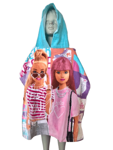 BARBIE TOGETHER BADEPONCHO