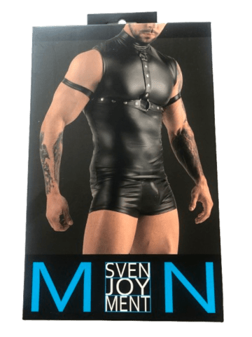 Weetlook Herre Shirt med Harness og Armlænker