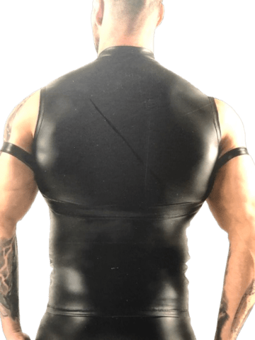 Weetlook Herre Shirt med Harness og Armlænker