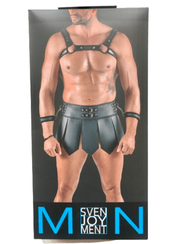 GLADIATOR NEDERDEL og BRYST HARNESS I SÆT
