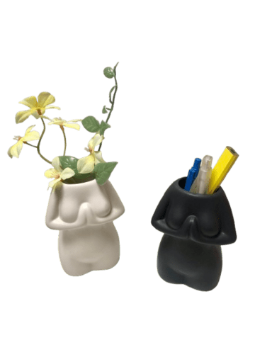 Keramik Vase, Kvinde Krop