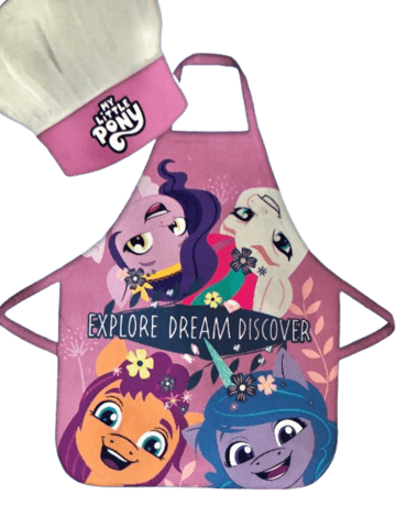 MY LITTLE PONY FORKLÆDE MED Køkkenhat