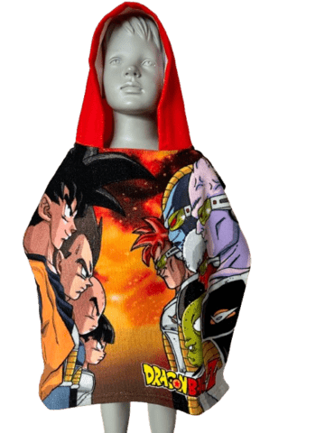 DRAGON BALL BADEPONCHO