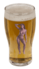 Ølglas Med Stripper Pige